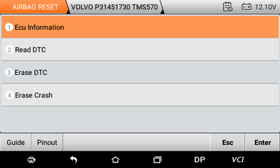 OBDSTAR P50 Airbag Crash Data Reset Tool