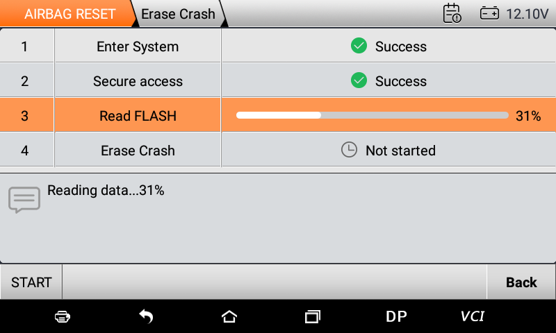OBDSTAR P50 Airbag Crash Data Reset Tool