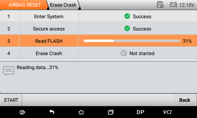 OBDSTAR P50 Airbag Crash Data Reset Tool