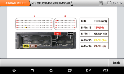 OBDSTAR P50 Airbag Crash Data Reset Tool