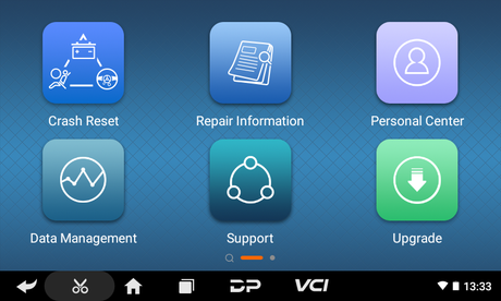 OBDSTAR P50 app icons