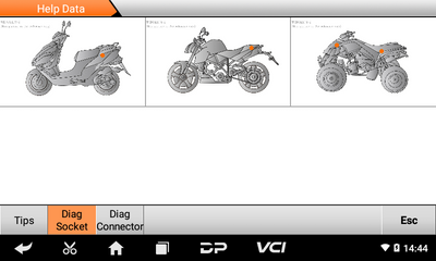 OBDSTAR iScan CFMOTO Motorcycle Diagnostic Scan Tool