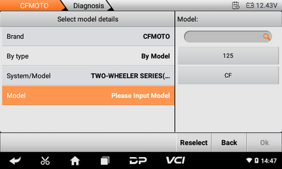 OBDSTAR iScan CFMOTO Motorcycle Diagnostic Scan Tool