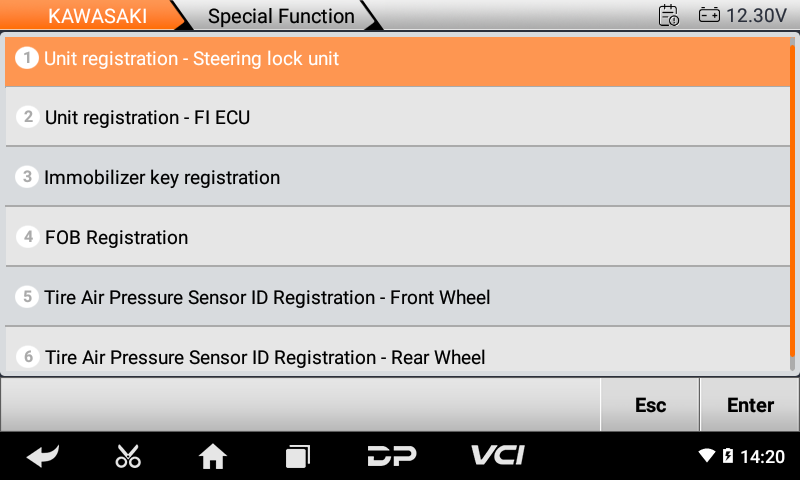 OBDSTAR iScan Kawasaki Motorcycle Diagnostic Scan Tool