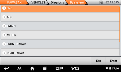 OBDSTAR iScan Kawasaki Motorcycle Diagnostic Scan Tool