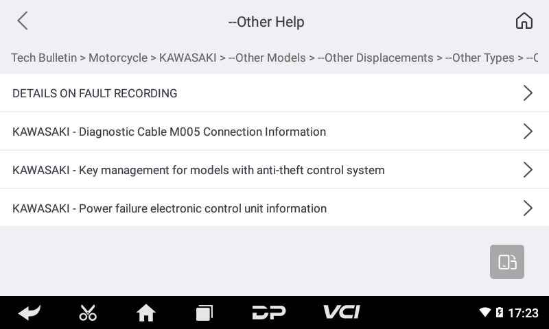 OBDSTAR iScan Kawasaki Motorcycle Diagnostic Scan Tool
