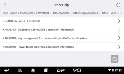 OBDSTAR iScan Kawasaki Motorcycle Diagnostic Scan Tool
