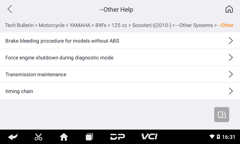 OBDSTAR iScan Yamaha Motorcycle Diagnostic Scan Tool