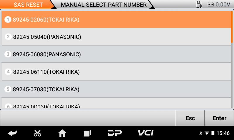 OBDSTAR P50 Airbag Crash Data Reset Tool