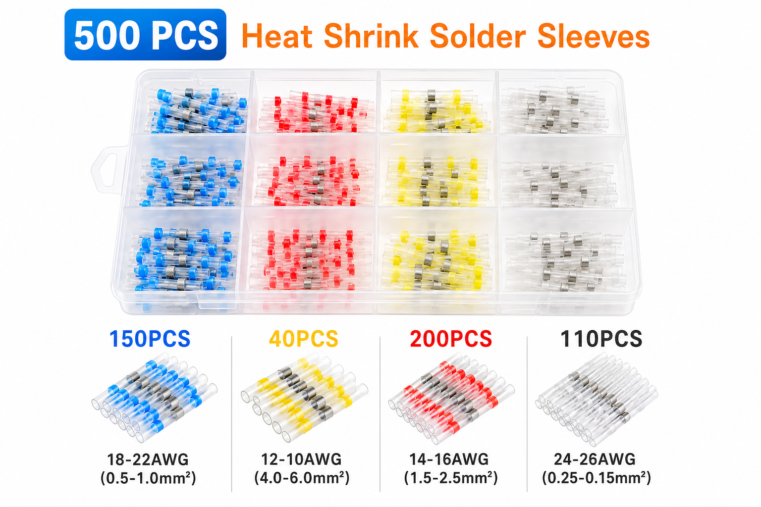 Waterproof Solder Seal Wire Connector Kits