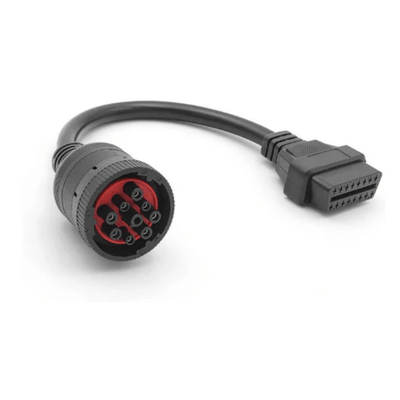 Diesel 9 Pin to 16 Pin J1939 OBD2 Adapter