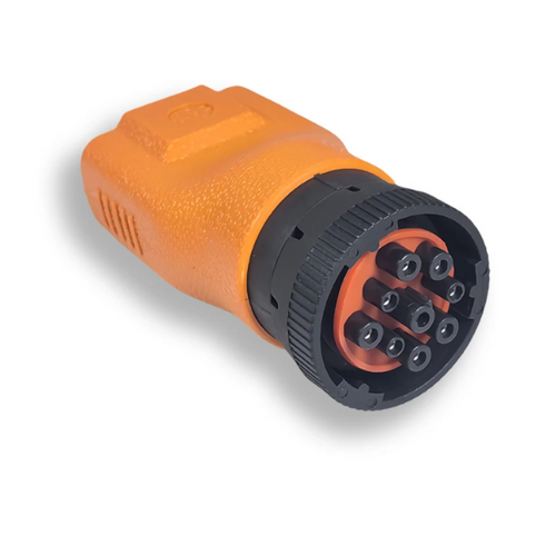 Diesel 9 Pin to 16 Pin Heavy Duty Truck OBD Adapter