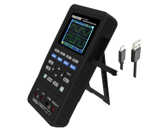 Hantek Digital Oscilloscope + Waveform Generator + Multimeter 2 Channels 70mhz LCD Display