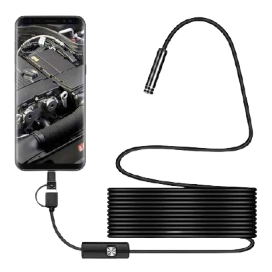 HD IP68 borescope inspection camera 5.5mm head for iPhone and Android