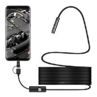 HD IP68 borescope inspection camera 5.5mm head for iPhone and Android