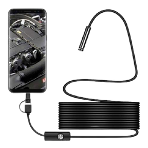 HD IP68 borescope inspection camera 8mm head for iPhone and Android