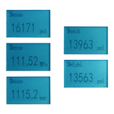 pressure measurements in psi, MPa, and bar for for Bosch, Denso, and Delphi