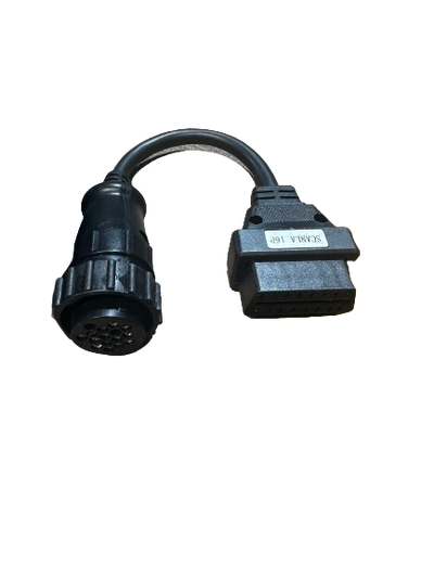 SCANIA 16 Pin (Round) to 16 Pin OBD Adapter