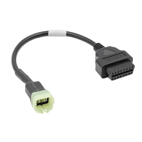 Kawasaki 6 Pin to 16 Pin OBD2 Adapter Cable