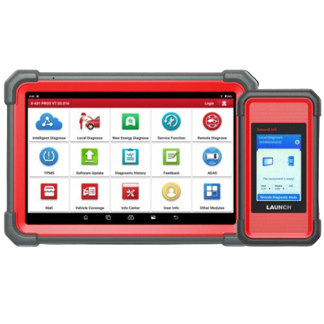 Launch X431 Pro 5 Plus scan tool and carry case