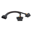 Male to Dual Female Elbow OBD2 Splitter Y Extension Cable 16pins