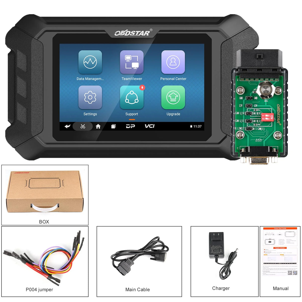 OBDSTAR P50 package inclusions