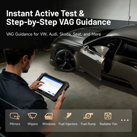 Topdon ONE Instant Active Test & Step-by-Step VAG Guidance