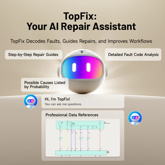 Topdon ONE Plus AI repair assistant TopFix