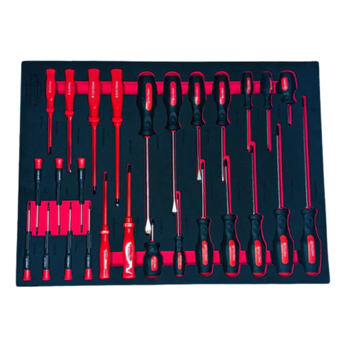 PDE Screwdriver Set in EVA Foam Tray 27PCE