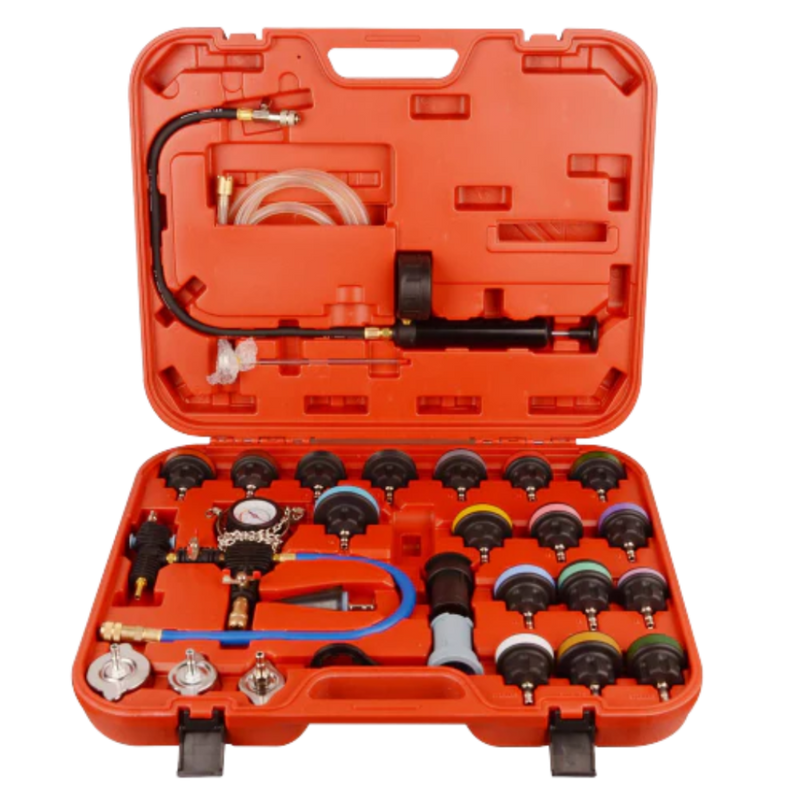 PDE Universal Cooling System Pressure Tester Kit 28pc