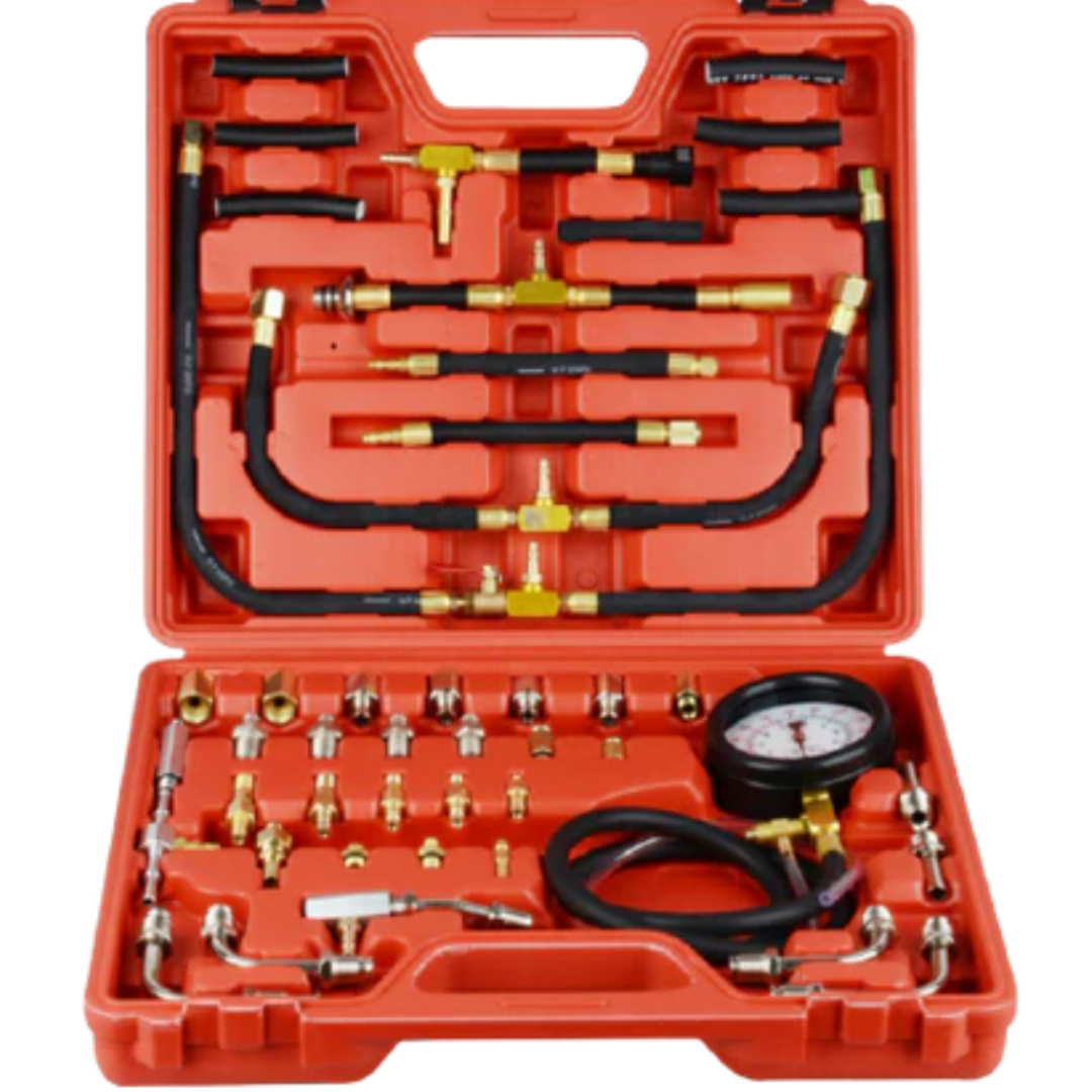 PDE Universal EFI Fuel Injection Gauge Pressure Tester Test Kit