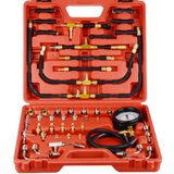 PDE Universal EFI Fuel Injection Gauge Pressure Tester Test Kit