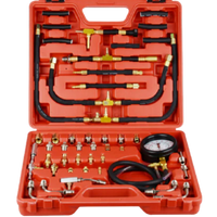 PDE Universal EFI Fuel Injection Gauge Pressure Tester Test Kit