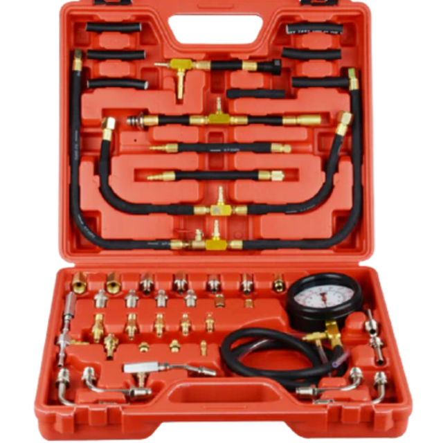 PDE Universal EFI Fuel Injection Gauge Pressure Tester Test Kit