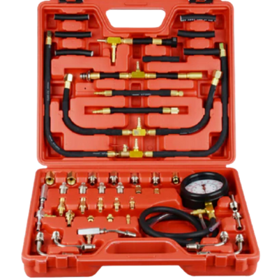 PDE Universal EFI Fuel Injection Gauge Pressure Tester Test Kit