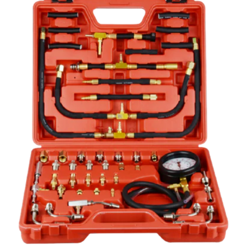 PDE Universal EFI Fuel Injection Gauge Pressure Tester Test Kit