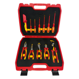 PDE 12PCS VDE Insulated Tool Set pliers and screwdrivers