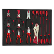 PDE 17PCE Pliers and Screwdrivers Set With EVA Foam Tray
