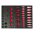 PDE Impact Socket Set 44PCE EVA Foam Tray