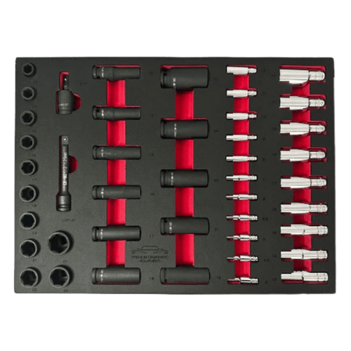 PDE Impact Socket Set 44PCE EVA Foam Tray