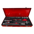 PDE 1/2" Socket & Ratchet Metric Tool Set 24PCE