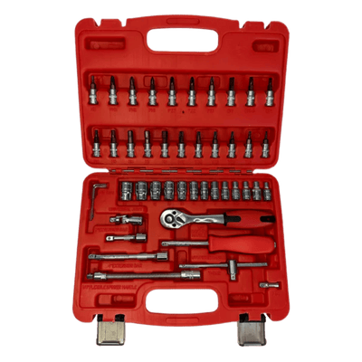 PDE 1/4" Socket Set with Torx Bits  46PCE tool kit set