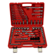 PDE Automotive Tool Set Socket and Ratchet Kit 120PCE