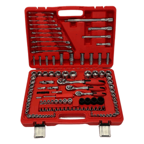PDE Automotive Tool Set Socket and Ratchet Kit 120PCE