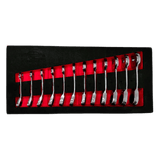 PDE Stubby Ratchet Spanner Set in EVA Foam Tray 12PCE