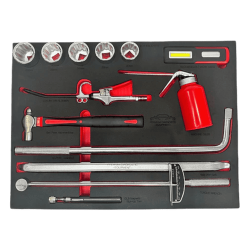 PDE Tool Set Torque Wrench 3/4" Sockets In EVA Foam Tray 13PCE