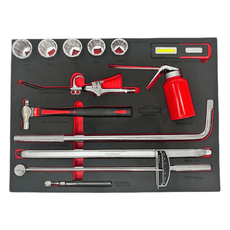 PDE Tool Set Torque Wrench 3/4" Sockets In EVA Foam Tray 13PCE