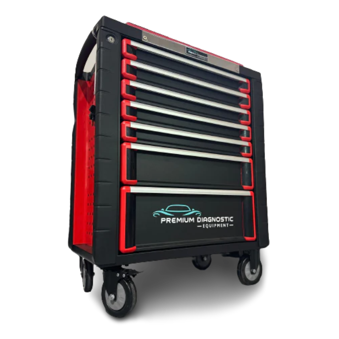 PDE Tools 302PCE 7 Drawer Tool Kit Roller Tool box