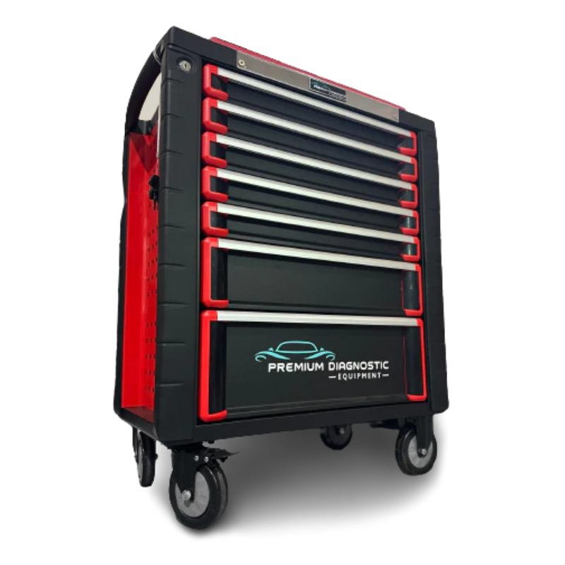PDE Tools 302PCE 7 Drawer Tool Kit Roller Tool box