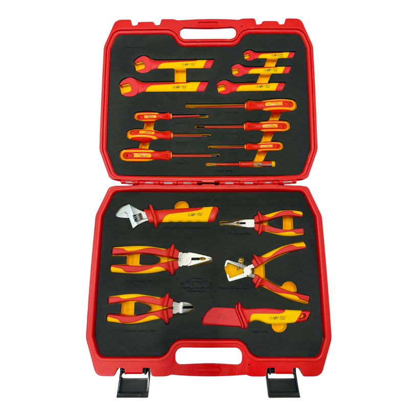 PDE VDE Insulated Pliers + Screwdrivers Tool Set 18PCE